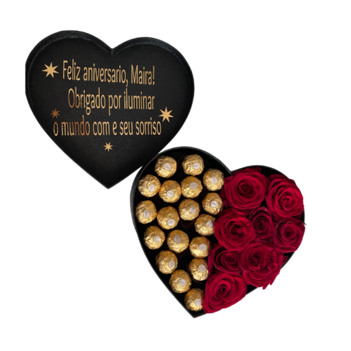 Coffret-Cadeau "Amour et Douceur" en Forme de Cœur - Image 3
